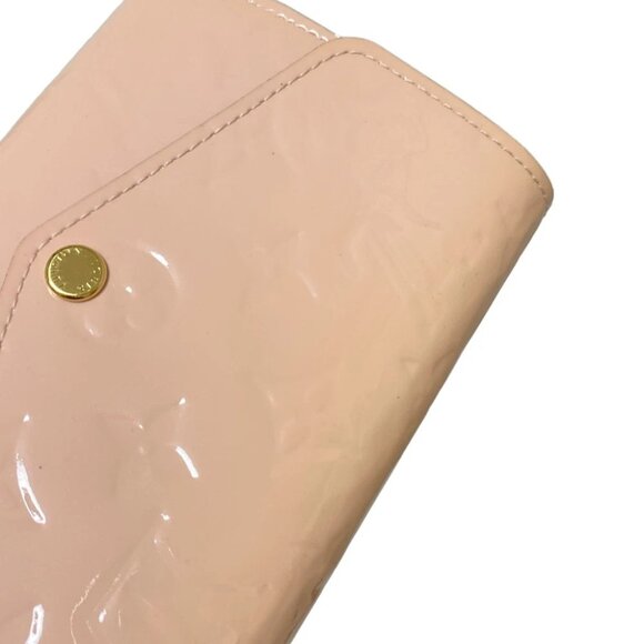 Auth LOUIS VUITTON Portofoil Sala Compact M90926 Rose Ballerine Monogram Vernis - Picture 9 of 9